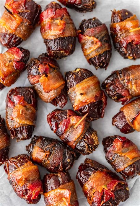 Bacon Wrapped Dates With Goat Cheese Video