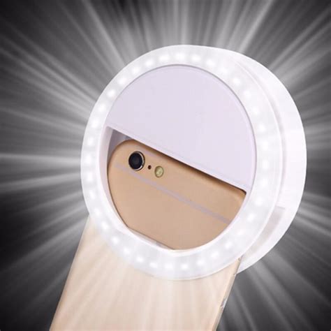 Led Selfie Licht Telefoon Flash Vullen Licht Led Camera Clip On