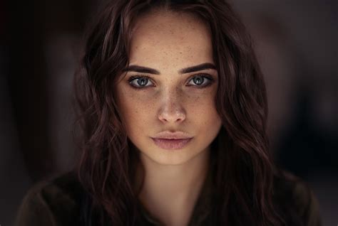 Wallpaper Id 714783 Face Close Up Hairstyle Makeup Andrey Firsov