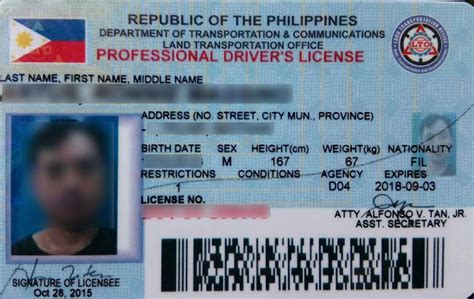 Lto Announces The Distribution Of Drivers License Card For Old