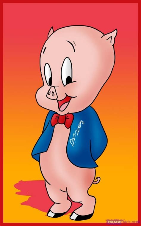 Porky Pig Bing Images Dibujos Animados Clásicos Personajes De