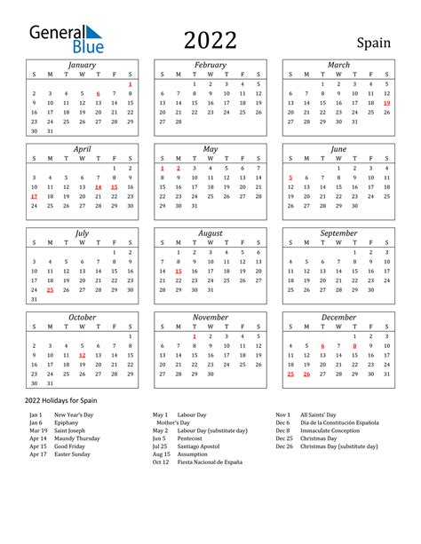 Calendario 2022 Para Imprimir A4 2022 Spain Images And Photos Finder