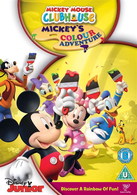 Mickey Mouse Clubhouse Mickeys Colour Adventure Dvd Free Shipping