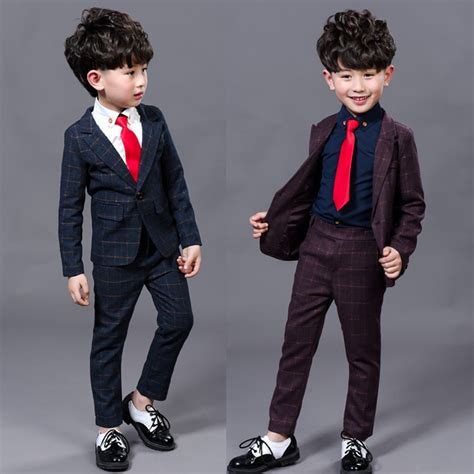 2016 New Children Suit Baby Boys Suits Kids Blazer Boys Formal Suit For