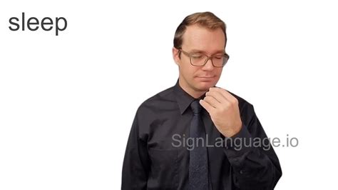 Sleep In Asl Example 3 American Sign Language