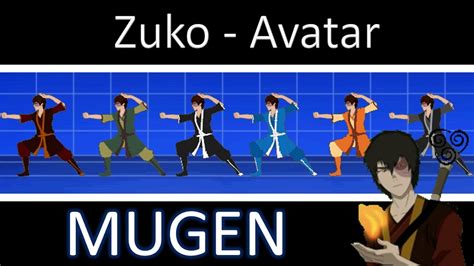 Mugen Character Zuko Avatar Youtube