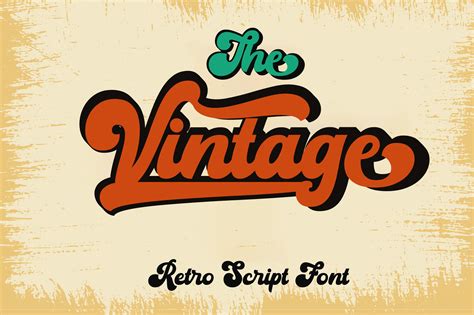 Buy Retro Font Svg Retro Svg Retro Alphabet Vintage Font Groovy Font