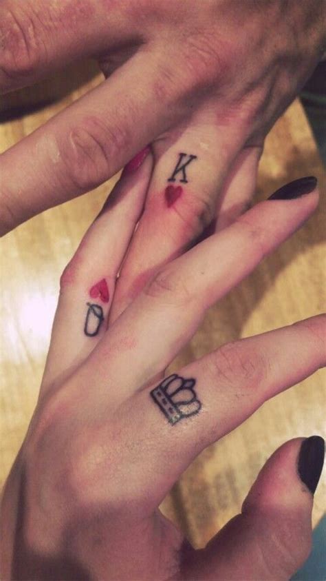 Cute Couple Finger Tattoos Couple Tattoos Unique Meaningful Couple Tattoos Love Finger Tattoos