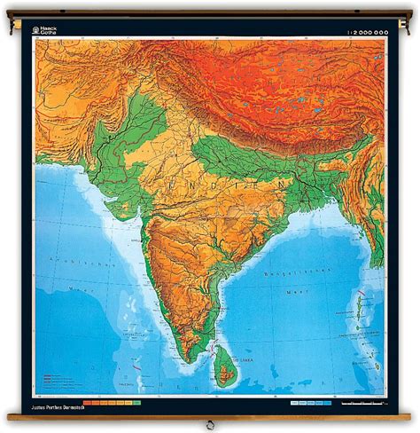 India Topographic Map Topographic Map India Southern Asia Asia