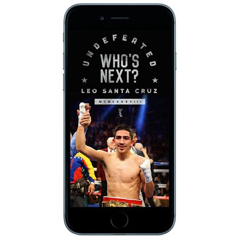 Design your everyday with removable undefeated wallpaper you'll love. Leo Santa Cruz - Undefeated Wallpaper