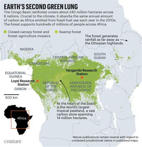 Congo Rainforest On Map