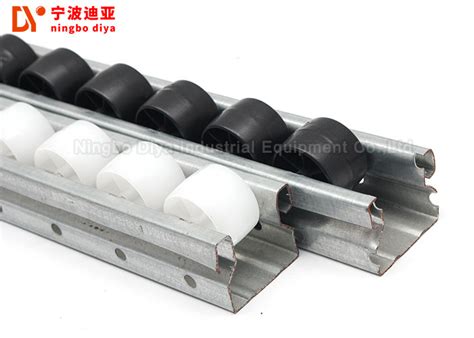 Industrial Plastic Roller Track Cold Welded White Yellow Color For