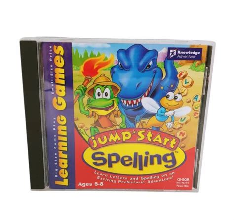 Jump Start Learn Letters Spelling Skills Windows Mac Pc Cd Rom Game Age