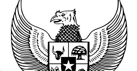 Dua cakar pada gambar burung garuda tampak meraih pita putih yang bertuliskan bhinneka tunggal ika berwarna putih. Logo Indonesia dan Dunia: LAMBANG BURUNG GARUDA - LOGO GARUDA PANCASILA