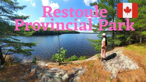 Exploring Restoule Provincial Park Canada Fire Tower Trail Stormy