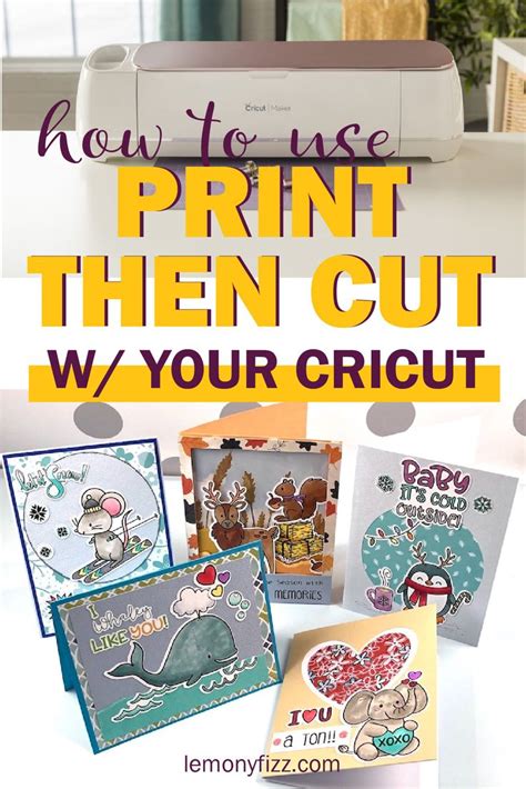 The Instructions For How To Use Print Them Out With Your Cricut