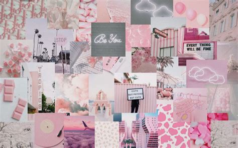 Pink And White Aesthetic Desktop Wallpaper Pink Wallpaper Desktop