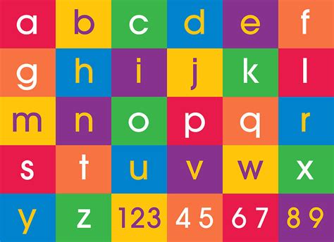 Alphabet Chart With Pictures Free Printable Doozy Moo Colorful