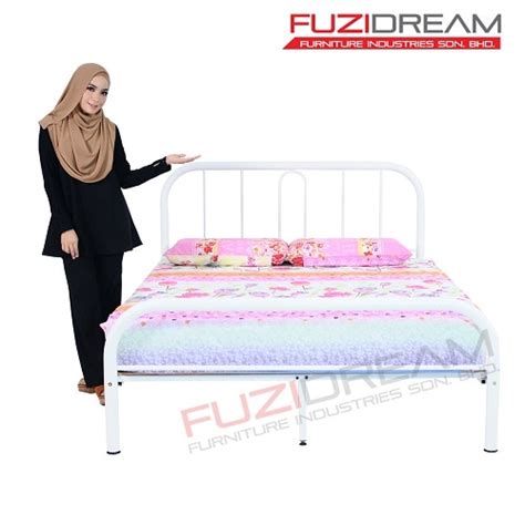 Single bed frame katil single besi king koil rm80 katil besi untuk dijual. Katil Besi Queen - Pegawai Asrama - Pembekal Tilam Asrama