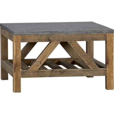 Gently weathered reclaimed pine and rugged bluestone cut a clean profile in durable natural materials perfect for family rooms and media rooms. Bluestone Coffee Table in Side, Coffee Tables | Crate and ...