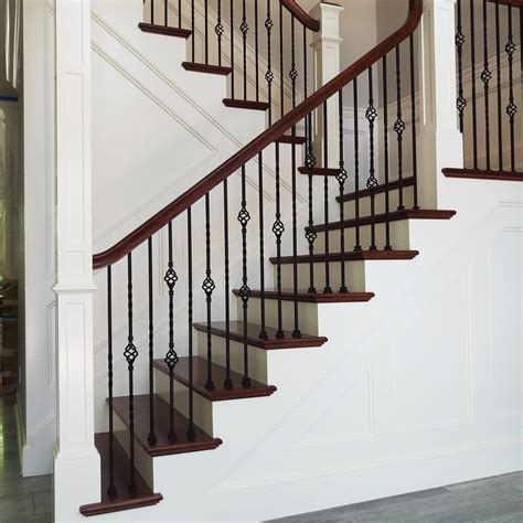 Single Basket Wrought Iron Baluster Affordable Stair Parts