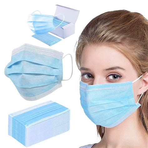 3 Ply Disposable Face Masks Lodging Kit Company