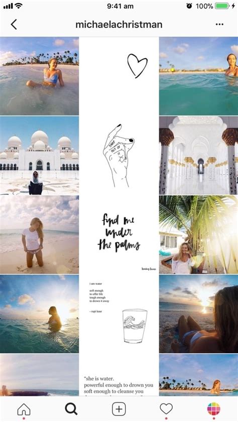 9 Types Of Instagram Grid Layouts Planner Tips