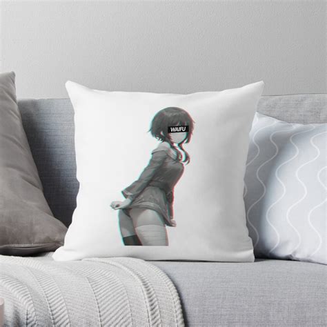 Megumin Waifu Material Throw Pillow For Sale By Hentaik1ng Redbubble