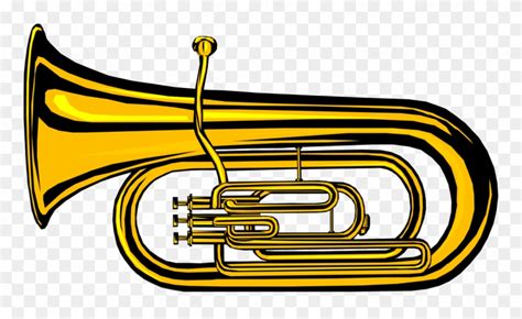 Vector Illustration Of Tuba Large Brass Low Pitched Clipart 3003811