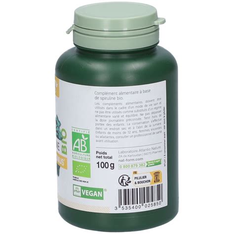 Nat Form Spiruline Bio Tonus 200 St Redcare Apotheke