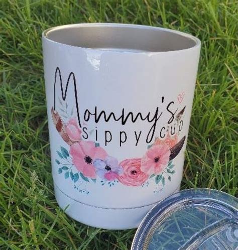 Mommys Sippy Cup Drinkware Mom Cups Sarcastic Mom Etsy Uk