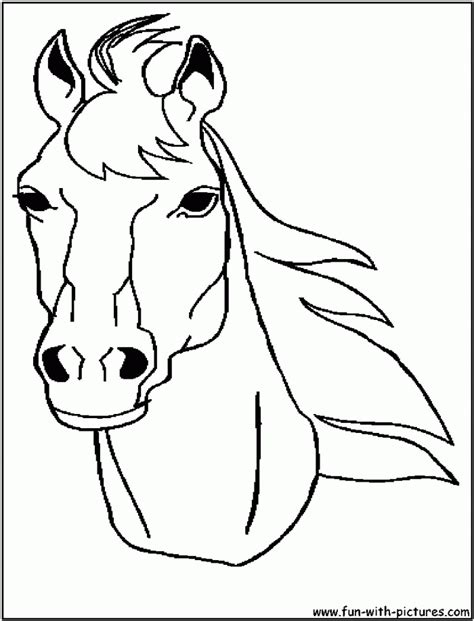 Printable Horse Head Coloring Pages Paul Harvey Quotes Good Day