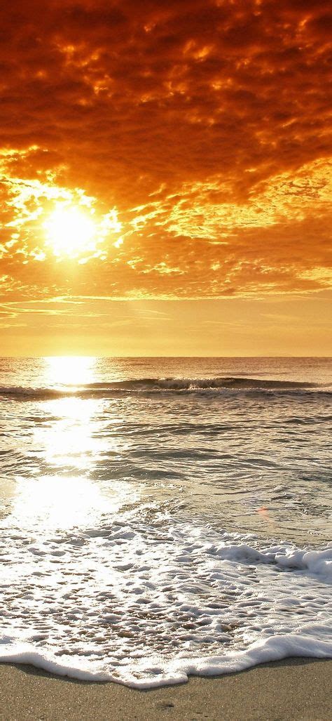 Water Clouds Sun Beach Sand 1080x2340 Di 2020 Sunset Beach Tahu
