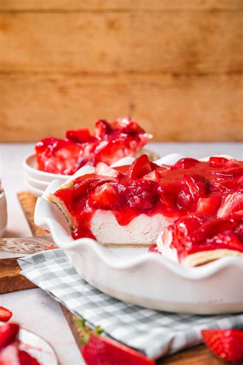 Strawberry Cream Cheese Pie Recipe Dinner Then Dessert