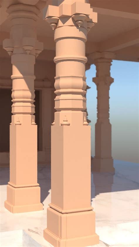 Indian Temple Pillar Temple Design For Home Pillar Design Door