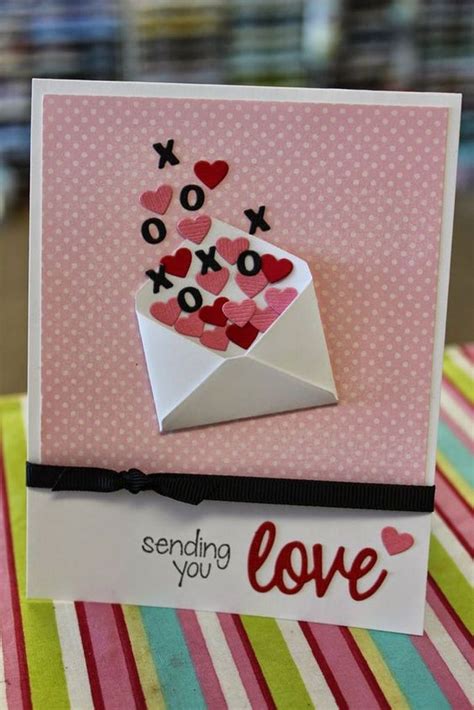 20 Pretty Diy Valentines Day Card Ideas Godiygocom Valentines Day