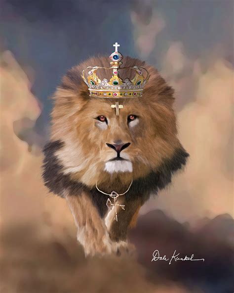 Lion Of Judah Art King Of Kings Painting By Dale Kunkel
