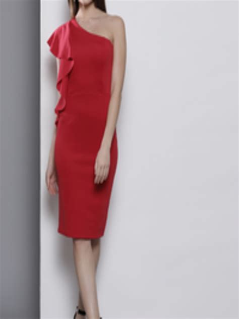 Buy Dorothy Perkins Women Red Solid Sheath Dress Dresses For Women 5659874 Myntra