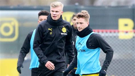 'as i said, haaland gives us many opportunities to play football, but ultimately the coach has to decide who will be used. BVB kann aufatmen: Marco Reus und Erling Haaland sind ...
