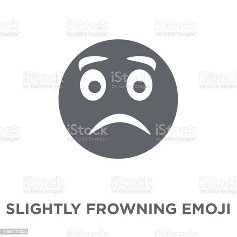 Slightly Frowning Emoji Icon From Emoji Collection Stock Illustration
