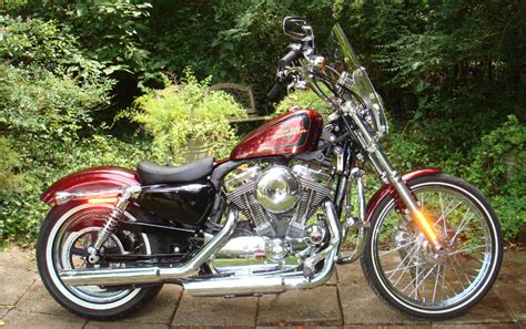 For a proper chopper the mini apes are too low, it harley can sort all these out for you (bar the pipes, those you'll have to get elsewhere), but at a hefty price in addition to the nine grand odd the base bike will. 2012 Harley Davidson XL1200V Sportster 72