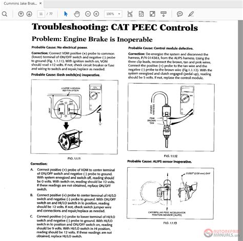 Cat cummins 760 jake brake diesel truck engine parts book manual new. Supermiller 1999 379 Wire Schematic Jake Brake ...