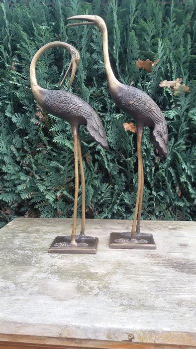 bronzen kraanvogels 1 brons catawiki