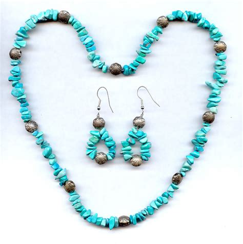 Turquoise Necklace And Earrings Set Vika Flickr