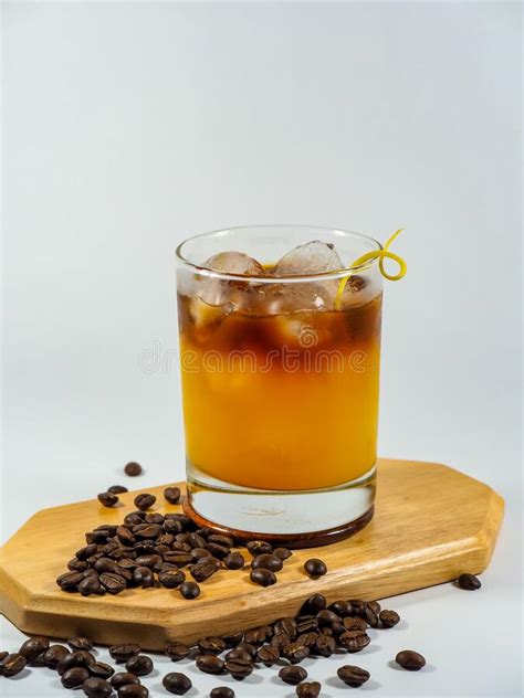 Coffee Mixed With Orange Juice Stock Photo Image Of Coffee Dessert