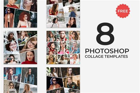 Best Photo Collage Templates For Photoshop Design Shack