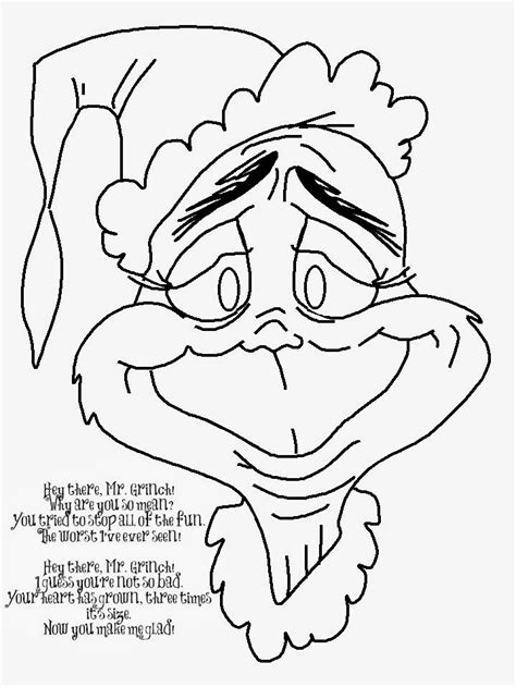 Coloring pages for children : Grinch Who Stole Christmas Party - Busy Moms Helper