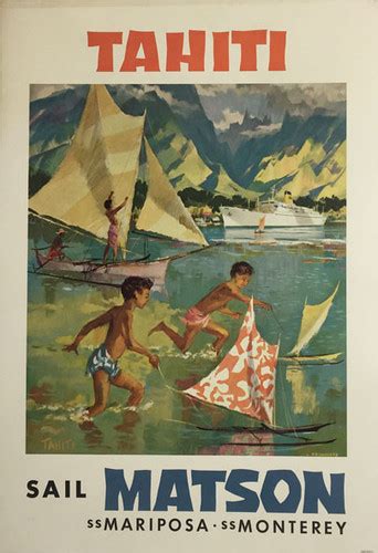 Tahiti Uta Bora Bora Photo By Sylvain Original 1963 Vintage French