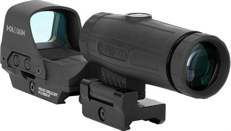 Holosun Hs510c Reflex Red Dot Sight Hm3x 3x Magnifier Combo Set