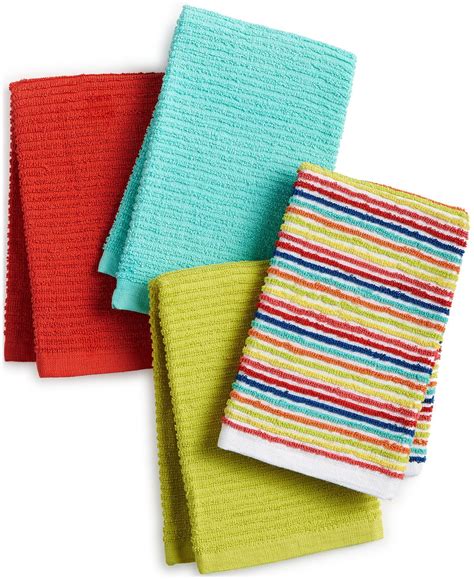Fabric sewing, quilting & knitting. Ribbed & Striped Kitchen Towel Collection 4-Pc. Bar Mop ...